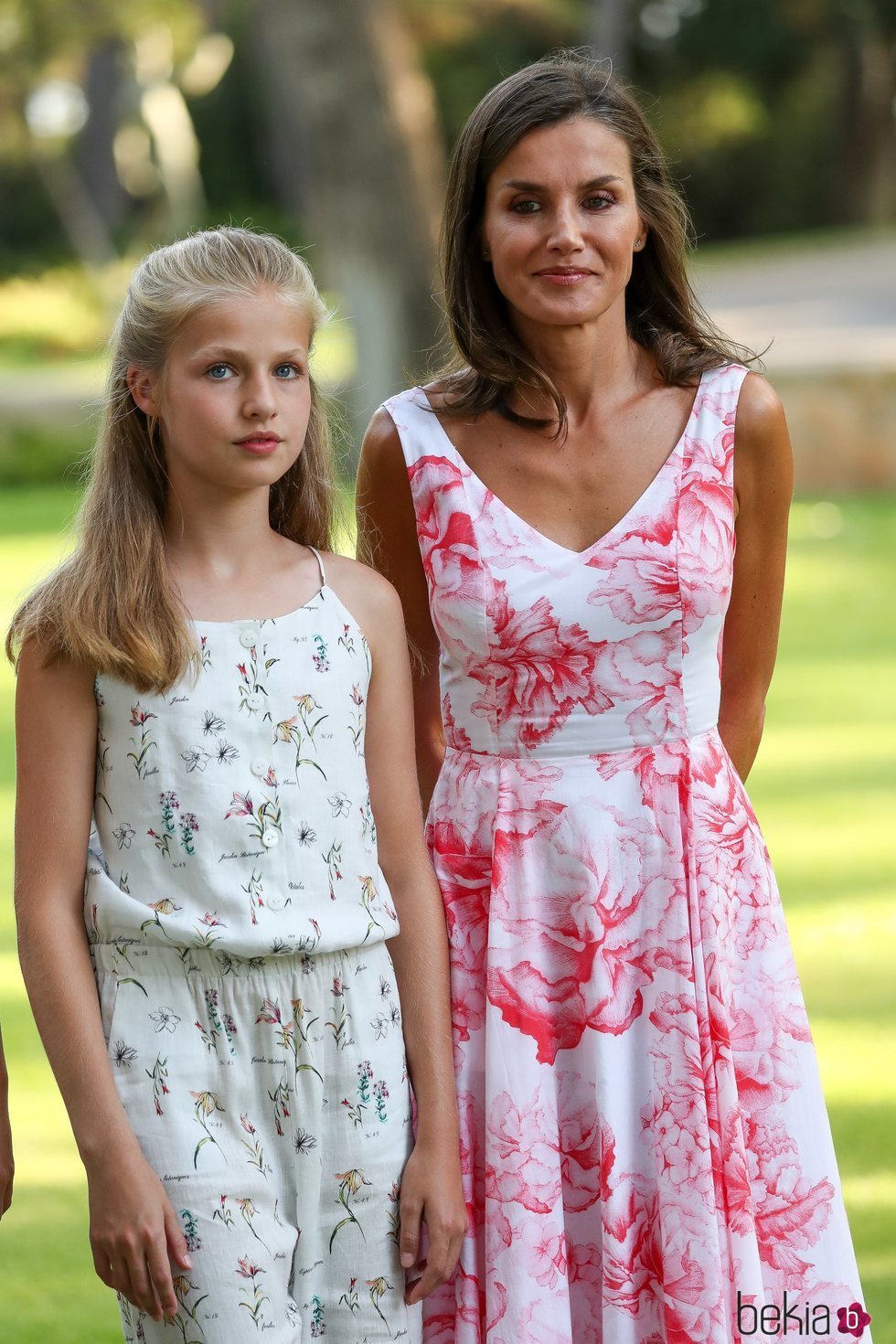 La Reina Letizia y la Princesa Leonor en su posado de verano 2019 en Marivent