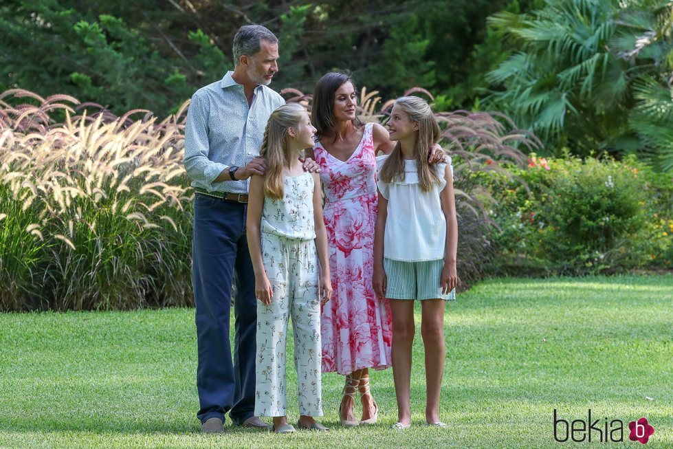 La Familia Real en su posado de verano 2019 en Marivent