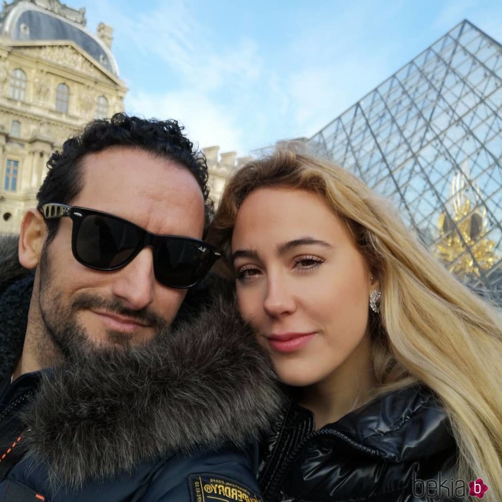 Ivana, la hermana de Georgina Rodríguez con su novio Carlos García en París