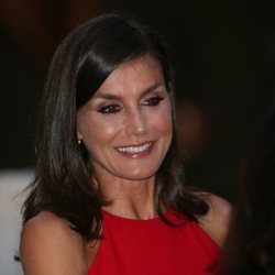 La Reina Letizia en la recepción del Palacio de la Almudaina en Mallorca del verano 2019