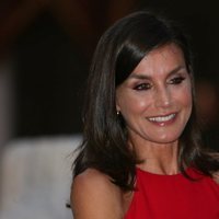 La Reina Letizia en la recepción del Palacio de la Almudaina en Mallorca del verano 2019