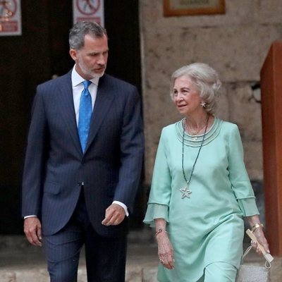 Los Reyes en la tradicional recepción del Palacio de Almudaina del verano 2019