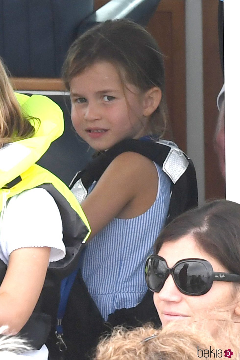 La Princesa Carlota, una espectadora más en las regatas del Rey de Cowes