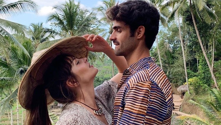 Andrea Duro y Juan Betancourt de vacaciones en Bali