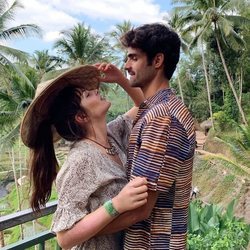 Andrea Duro y Juan Betancourt de vacaciones en Bali