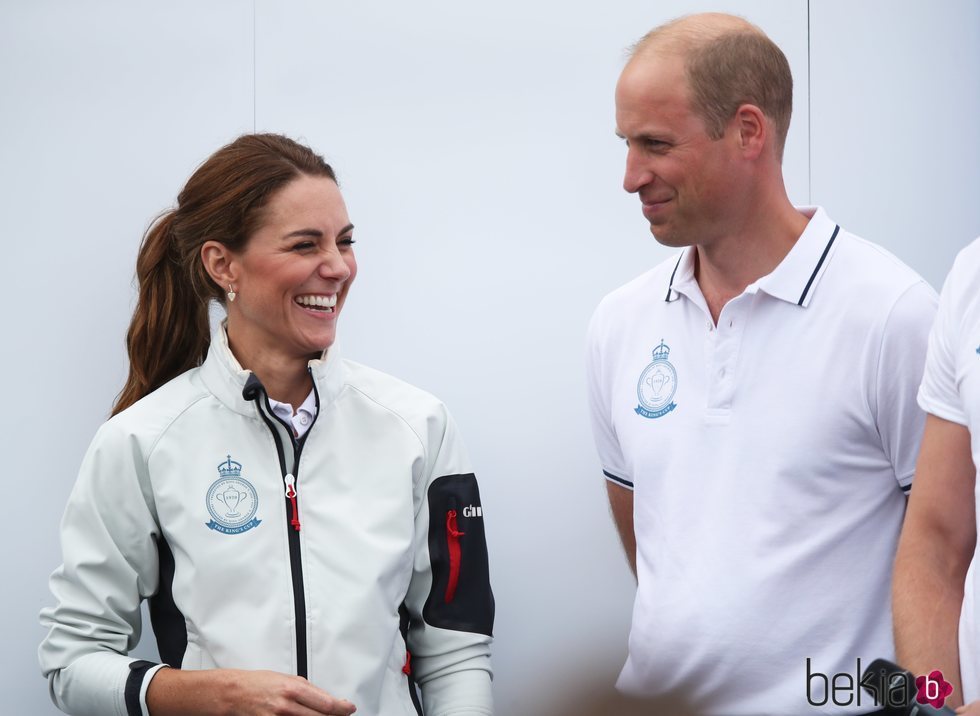 Los Duques de Cambridge en las regatas de la Copa del Rey de Cowes