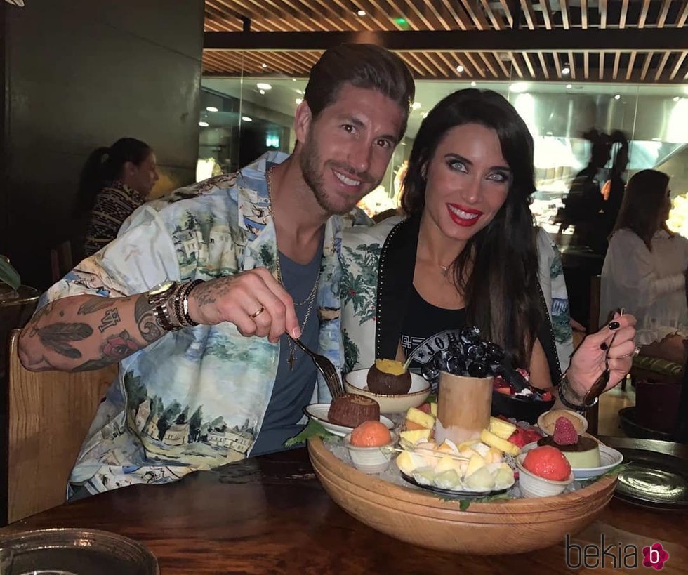 Sergio Ramos y Pilar Rubio en Londres