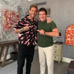 Sergio Ramos y Antonio Banderas, juntos en Londres