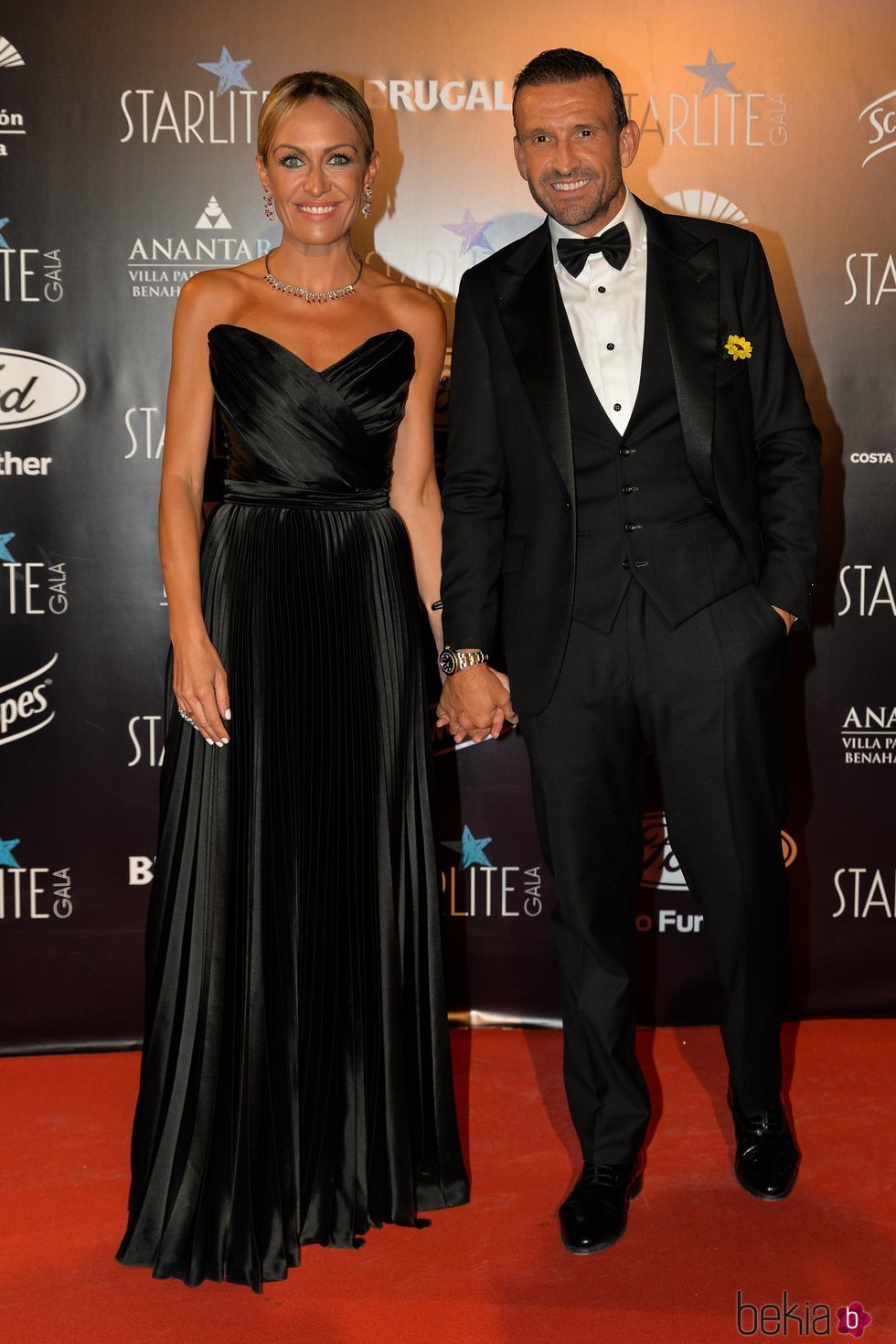 Luján Argüelles y su marido en la Gala Starlite 2019 en Marbella