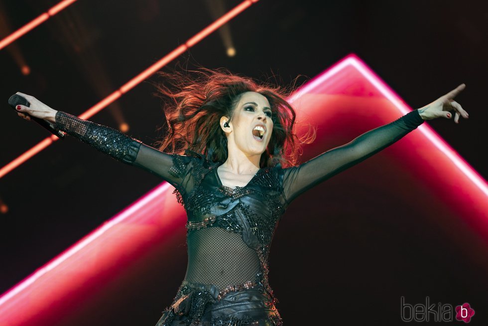 Malú en su concierto en Madrid