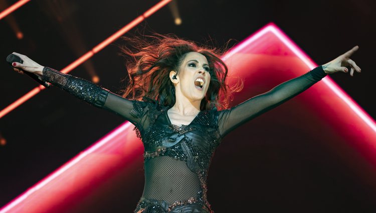 Malú en su concierto en Madrid