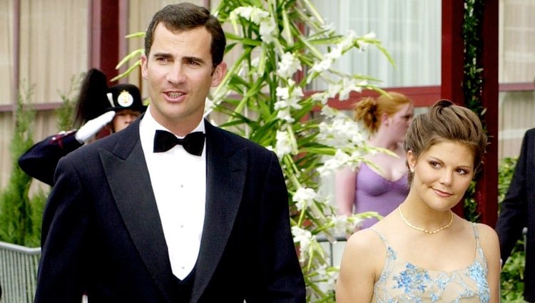 El Rey Felipe y Victoria de Suecia en la boda de Marta Luisa de Noruega y Ari Behn