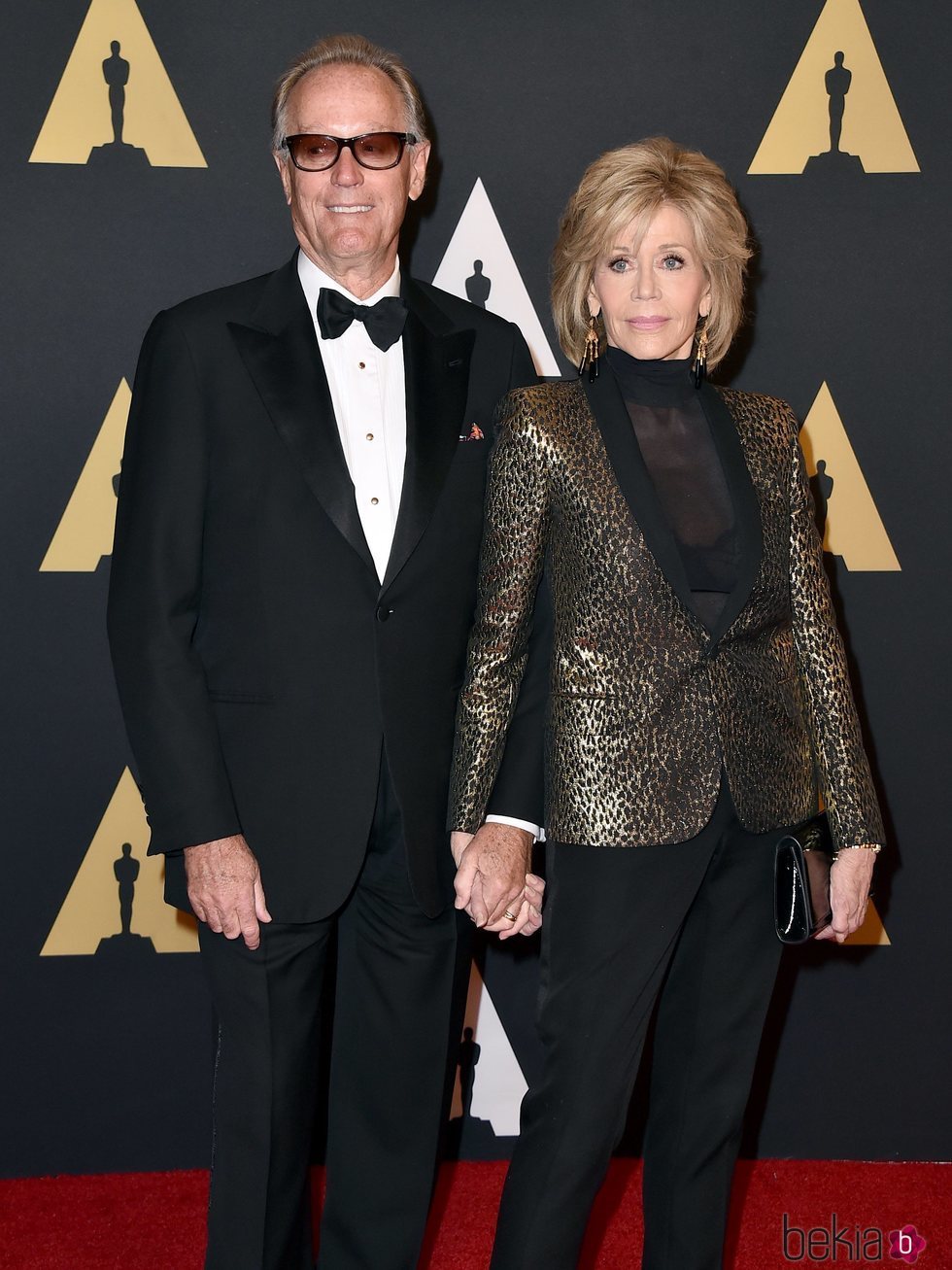 Jane Fonda y Peter Fonda en los Governors Awards de 2015