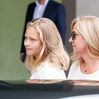 Irene Urdangarin y la Infanta Cristina visitan al Rey Juan Carlos en el hospital