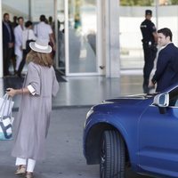 La Infanta Elena y sus hijos Froilán y Victoria visitan al Rey Juan Carlos en el hospital tras su operación de corazón