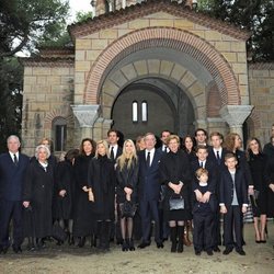 La Familia Real Griega en el 50 aniversario de la muerte del Rey Pablo I