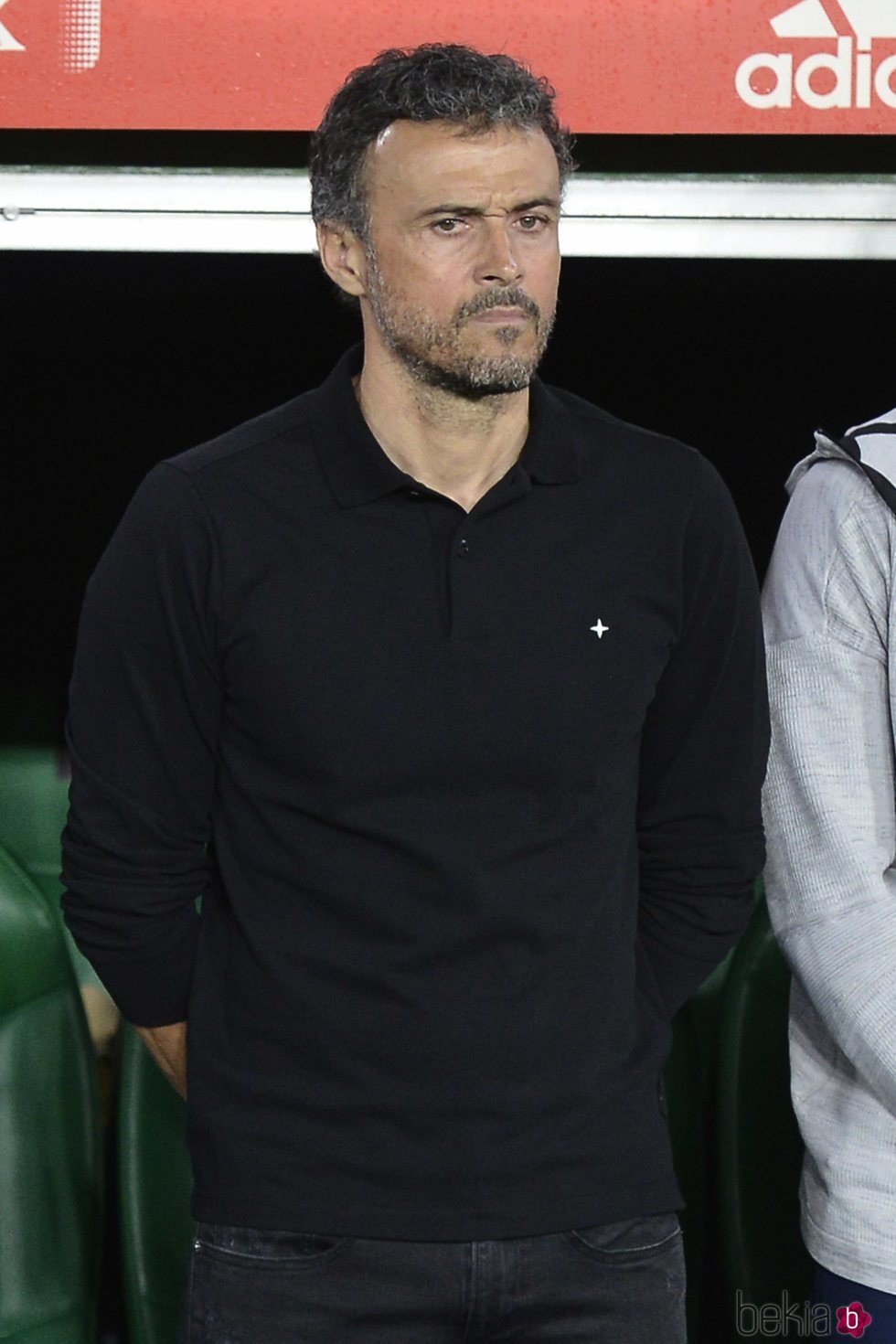 Luis Enrique en un partido entre España e Inglaterra