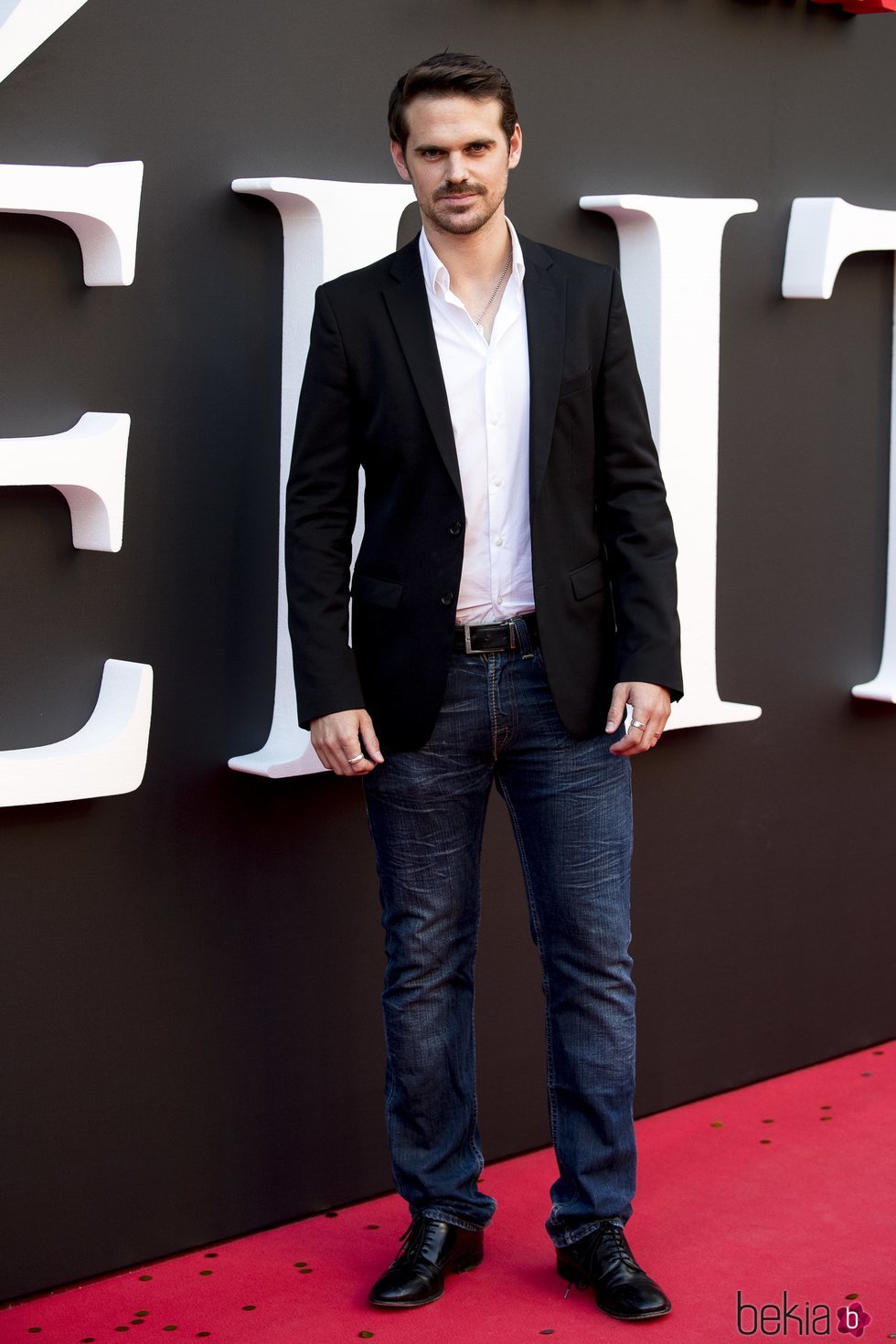 Gonzalo Ramos en el estreno de la segunda temporada de 'Élite'