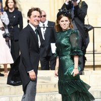 Beatriz de York y Edoardo Mapelli Mozzi en la boda de Ellie Goulding y Caspar Jopling