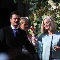 Katy Perry y Orlando Bloom en la boda de Ellie Goulding