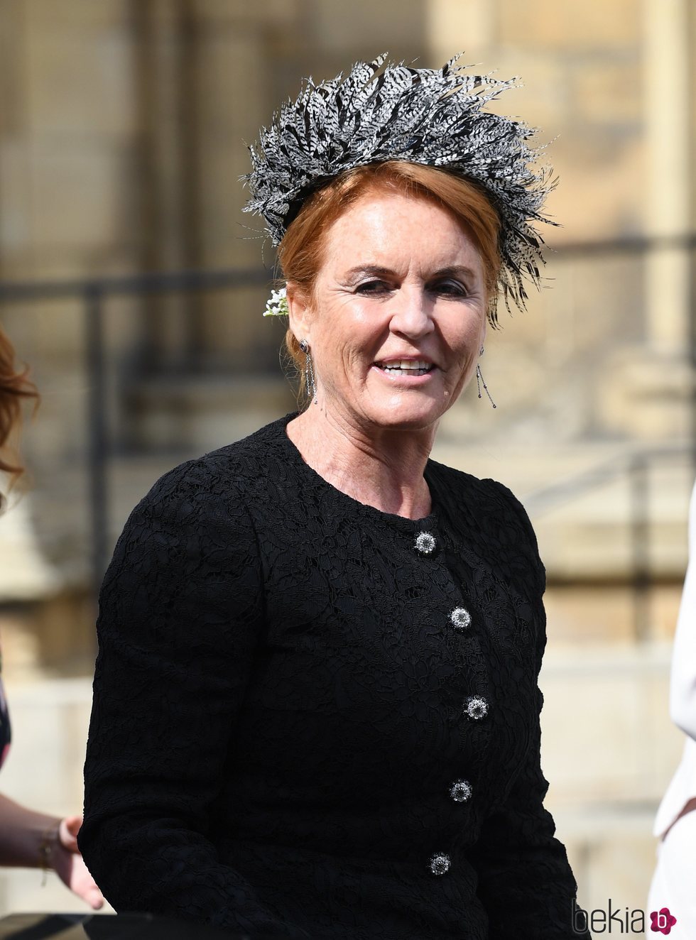 Sarah Ferguson en la boda de Ellie Goulding