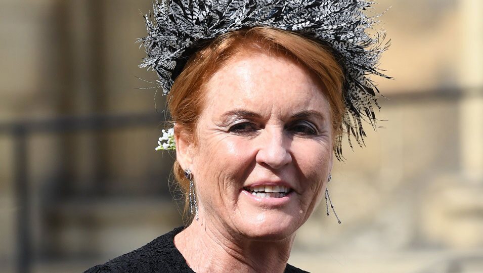 Sarah Ferguson en la boda de Ellie Goulding