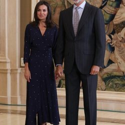 Los Reyes Felipe y Letizia en su primer acto oficial tras las vacaciones de verano 2019