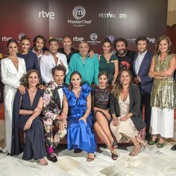 Los concursantes de 'MasterChef Celebrity 4' en el FestVal 2019