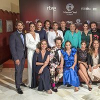 Los concursantes de 'MasterChef Celebrity 4' en el FestVal 2019