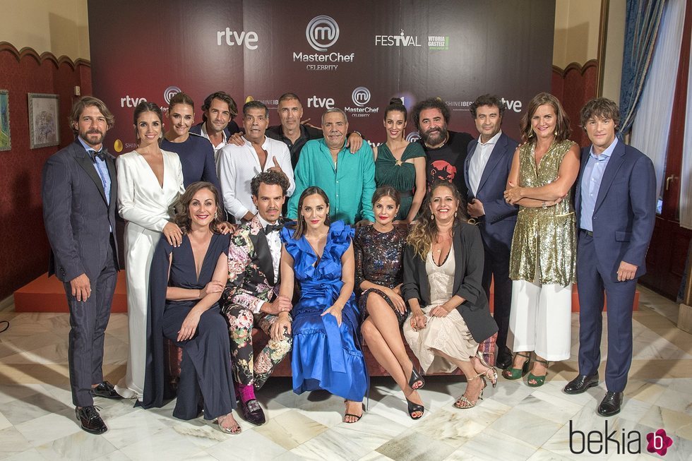 Los concursantes de 'MasterChef Celebrity 4' en el FestVal 2019