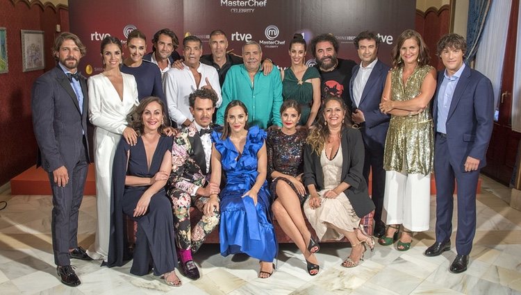 Los concursantes de 'MasterChef Celebrity 4' en el FestVal 2019