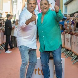 Los Chunguitos en la presentación de 'MasterChef Celebrity 4' en el FestVal 2019