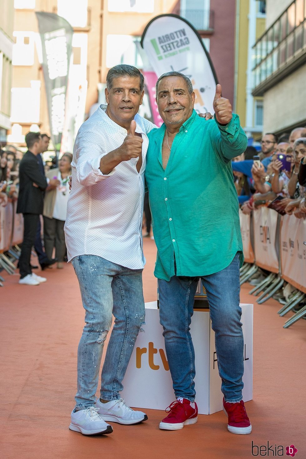 Los Chunguitos en la presentación de 'MasterChef Celebrity 4' en el FestVal 2019