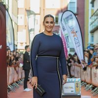 Vicky Martín Berrocal en la presentación de 'MasterChef Celebrity 4' en el FestVal 2019