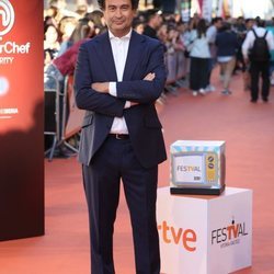 Pepe Rodríguez en la presentación de 'MasterChef Celebrity 4' en el FestVal 2019