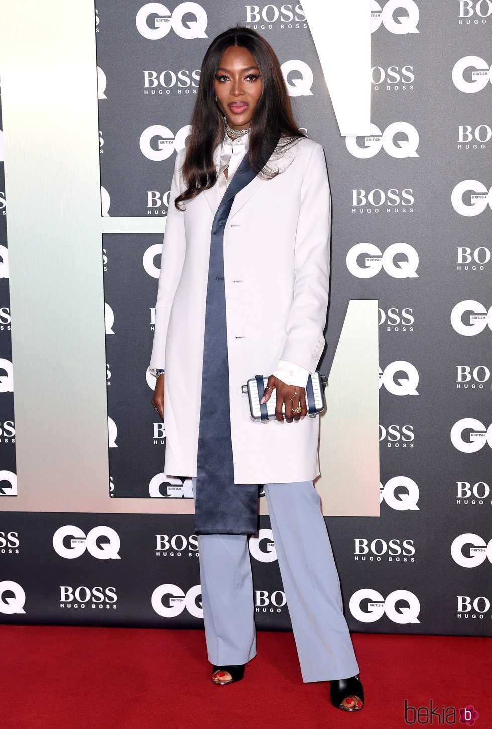 Naomi Campbell en la alfombra roja de los premios GQ 2019