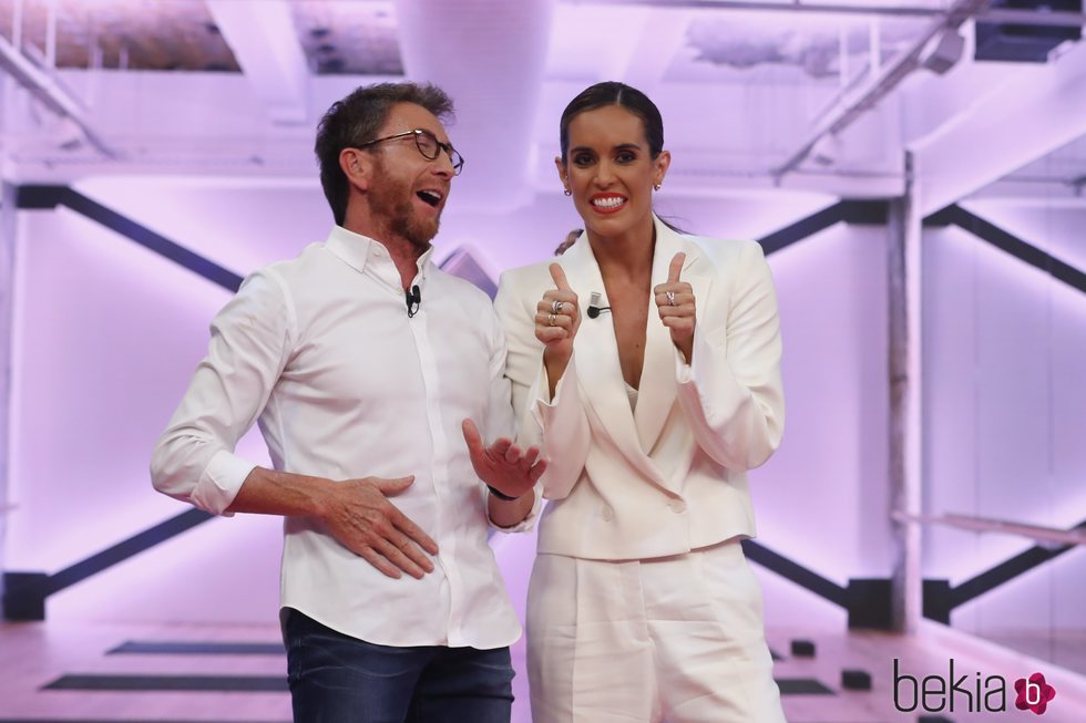 Ona Carbonell con Pablo Motos en 'El Hormiguero'