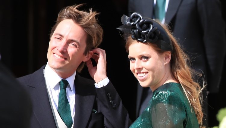 Edoardo Mapelli Mozzi y Beatriz de York en la boda de Ellie Goulding y Caspar Jopling