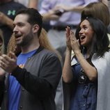 Meghan Markle viendo un partido de Serena Williams