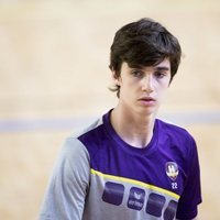 Pablo Urdangarin, muy serio en su debut en su nuevo equipo de balonmano