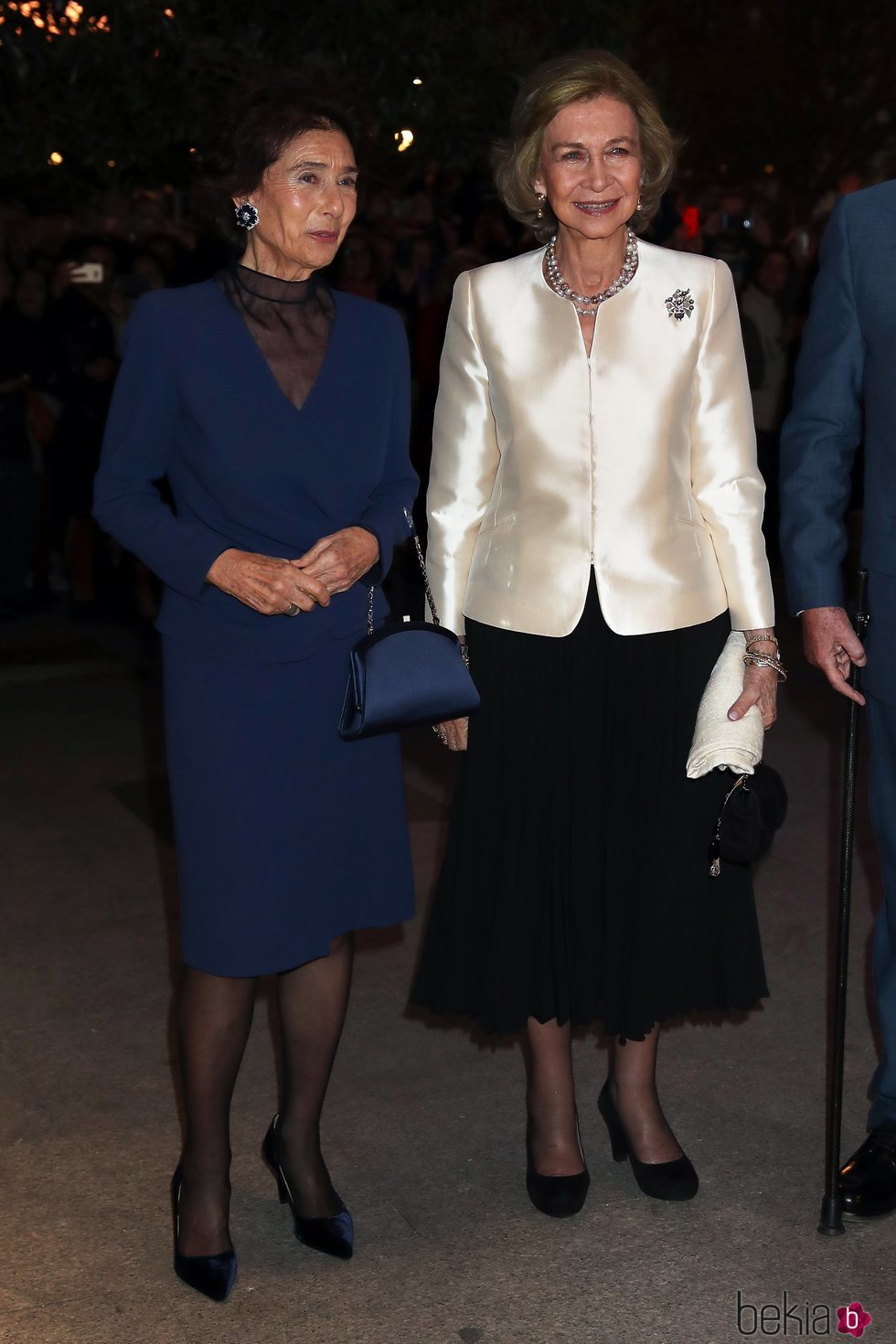 Paloma O'Shea y la Reina Sofía en el concierto por su 80 cumpleaños