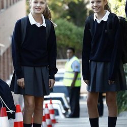 La Princesa Leonor y la Infanta Sofía en su primer día de colegio del curso 2019/2020