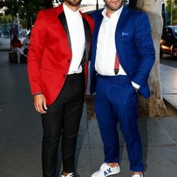 Manuel Cortés y Kiko Rivera en la presentación del documental 'El corazón de Sergio Ramos'