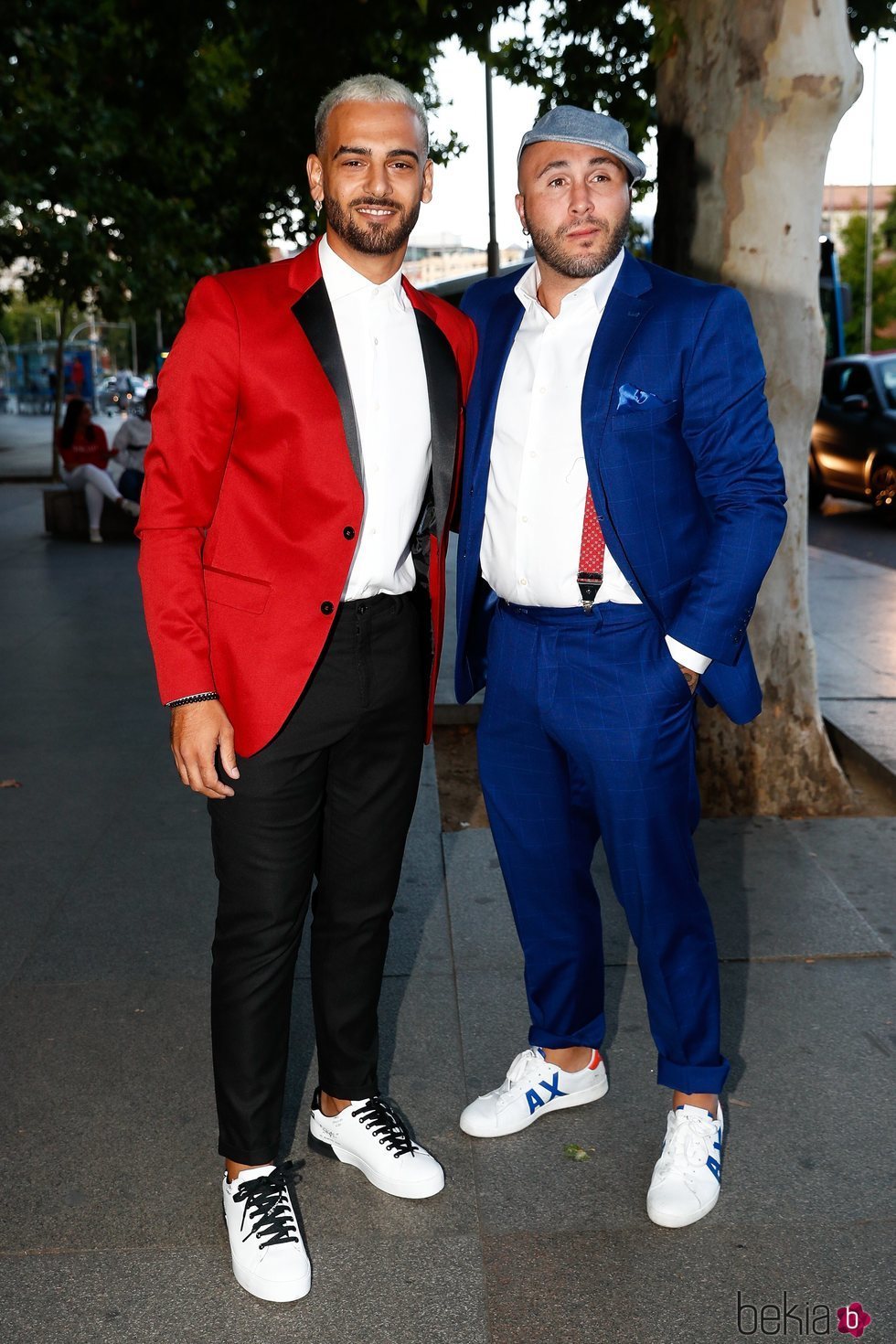 Manuel Cortés y Kiko Rivera en la presentación del documental 'El corazón de Sergio Ramos'