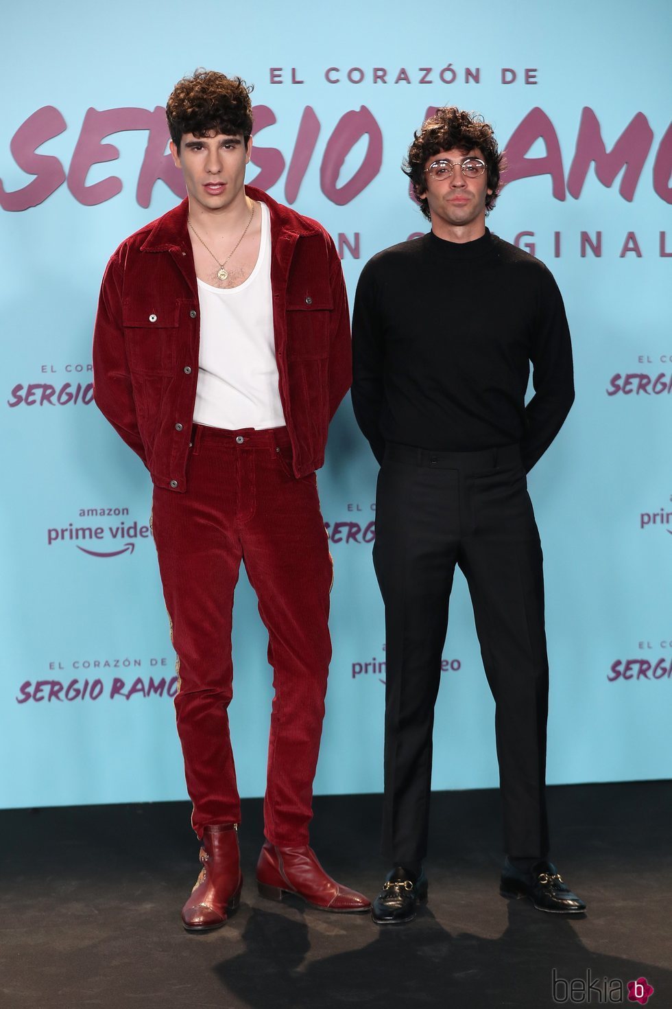 Javier Calvo y Javier Ambrossi en la presentación del documental 'El corazón de Sergio Ramos'