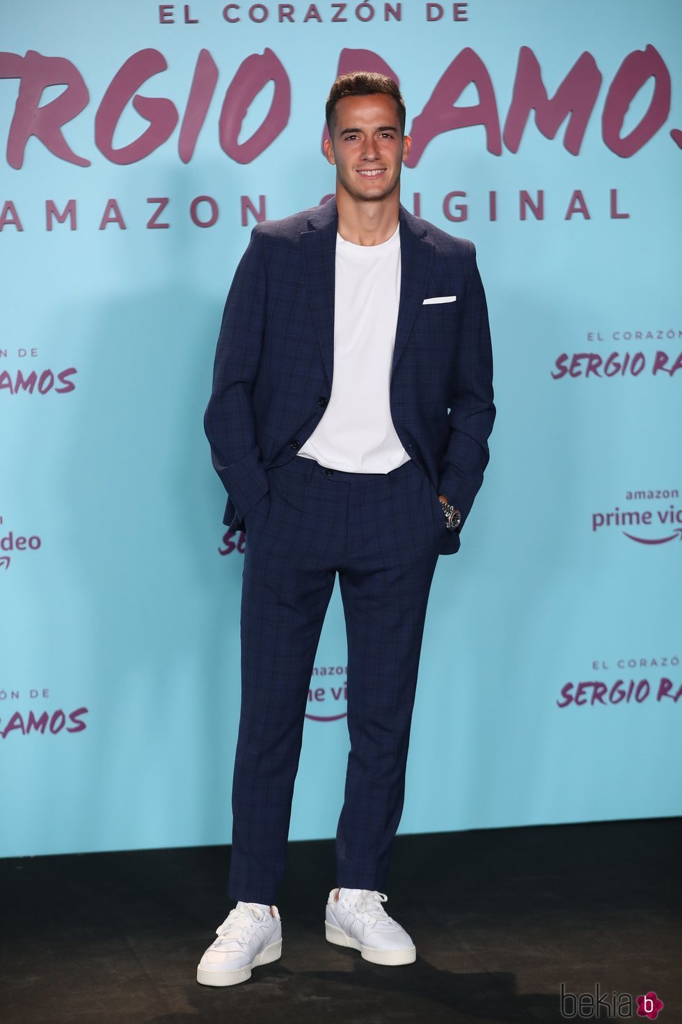 Lucas Vázquez en el estreno de su documental 'El corazón de Sergio Ramos'