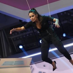 Cristina Pedroche imitando 'Misión Imposible' en 'El Hormiguero'