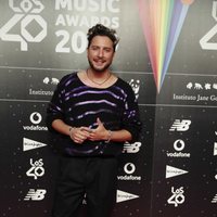 Manuel Carrasco en la cena de nominados de Los 40 Music Awards 2019