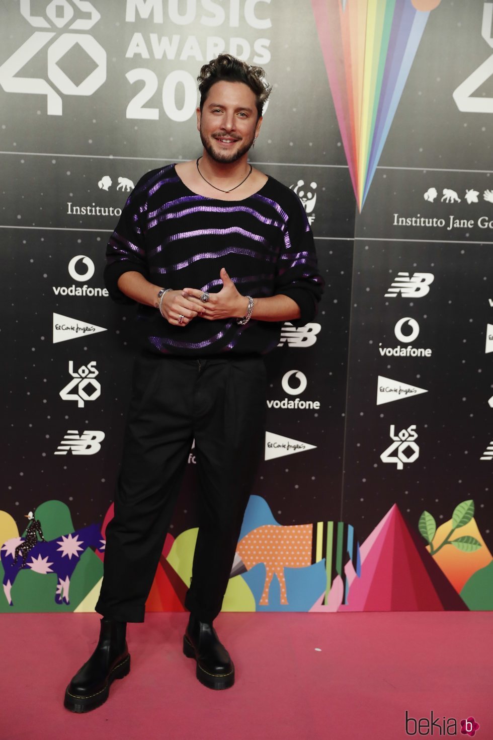 Manuel Carrasco en la cena de nominados de Los 40 Music Awards 2019