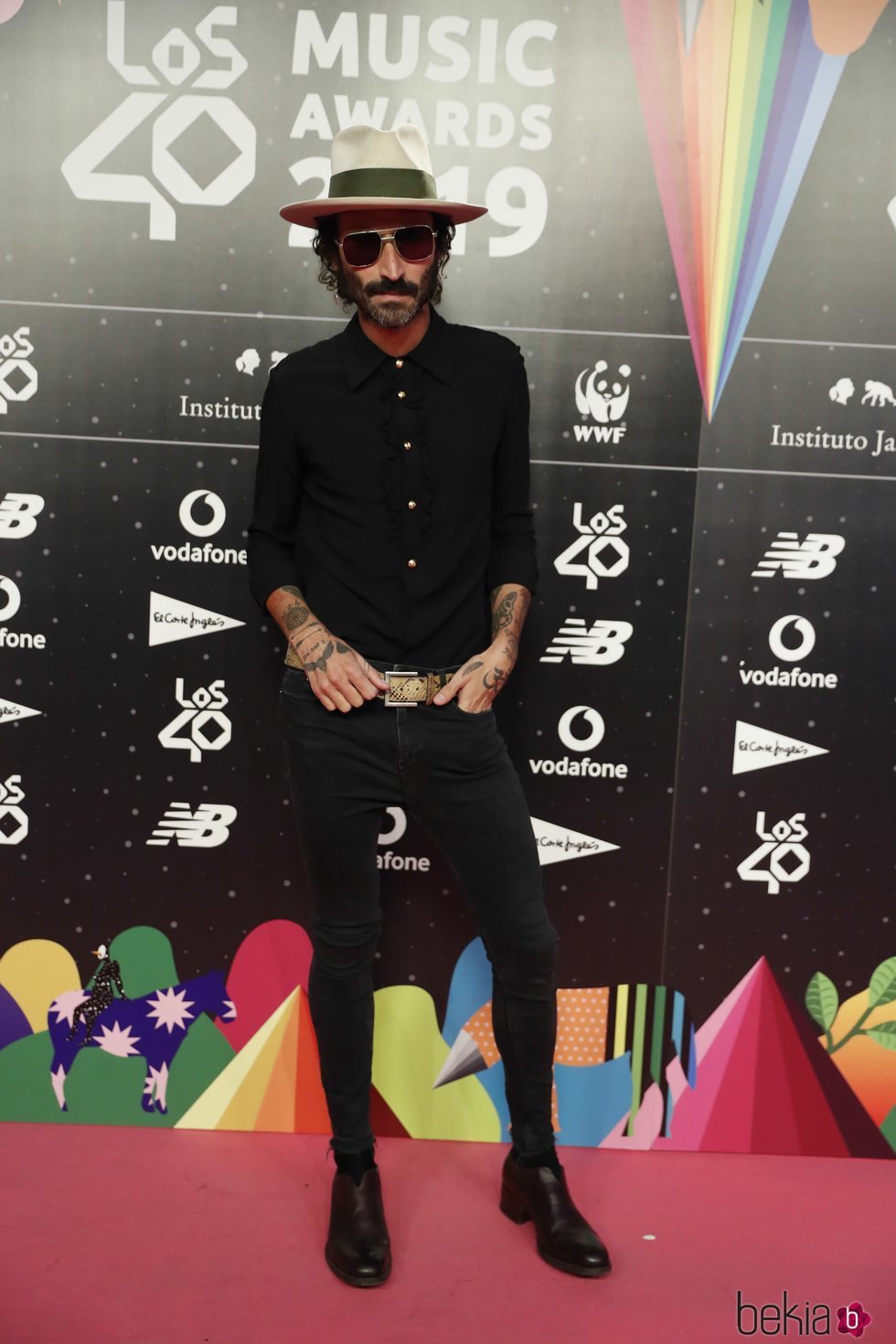 Leiva en la cena de los nominados de Los 40 Music Awards 2019